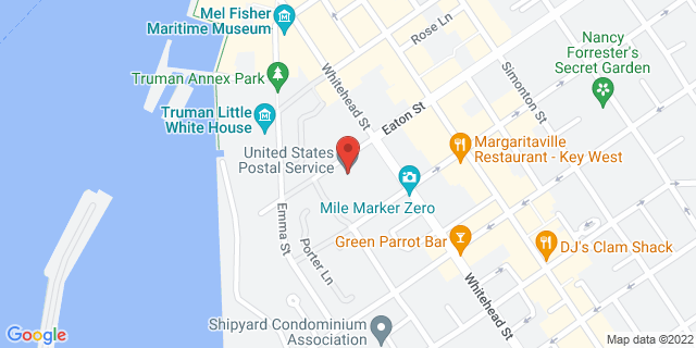 400 Whitehead St, Key West, Florida, FL, 33040-9998 Map