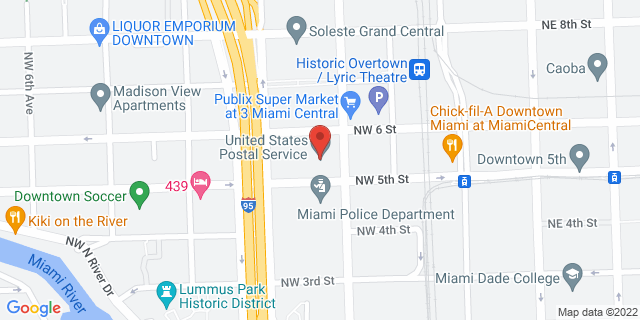 500 Nw 2Nd Ave Ste 200, Miami, Florida, FL, 33101-9997 Map