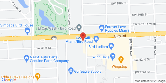 6900 Bird Rd, Miami, Florida, FL, 33155-9998 Map