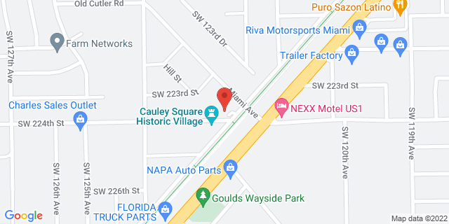 22350 Old Dixie Hwy, Miami, Florida, FL, 33170-9998 Map