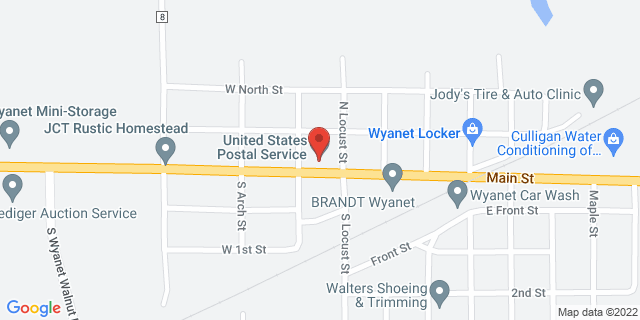 106 W Main St, Wyanet, Illinois, IL, 61379-9700 Map