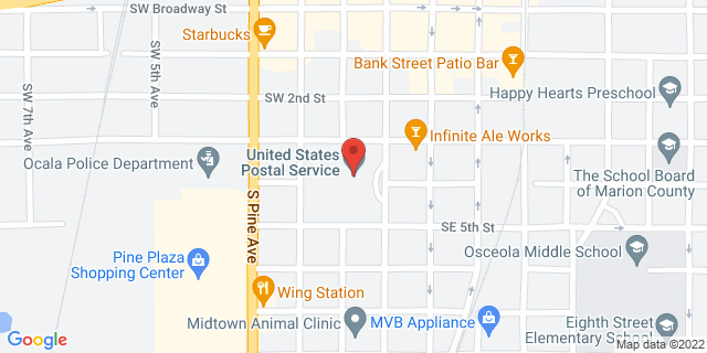 400 Sw 1St Ave, Ocala, Florida, FL, 34478-9998 Map