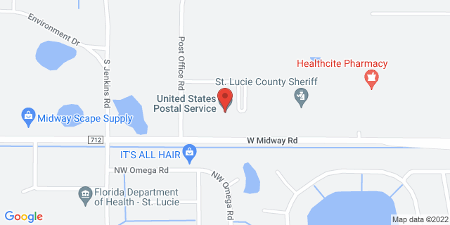 5000 W Midway Rd, Fort Pierce, Florida, FL, 34981-9998 Map