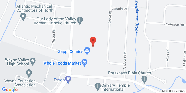 586 Valley Rd, Wayne, New Jersey, NJ, 07470-9993 Map