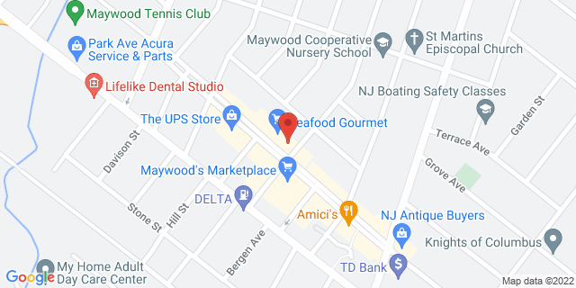 101 W Pleasant Ave, Maywood, New Jersey, NJ, 07607-9998 Map