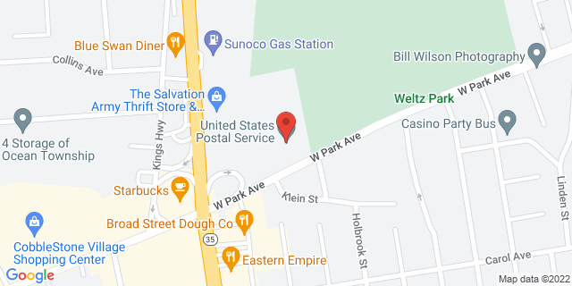 715 W Park Ave, Oakhurst, New Jersey, NJ, 07755-9998 Map