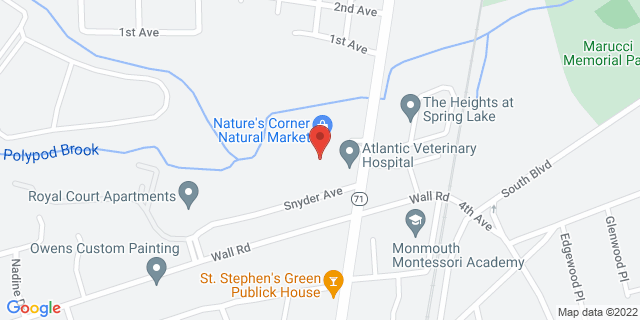 2407 State Route 71 Ste 1, Spring Lake, New Jersey, NJ, 07762-9998 Map