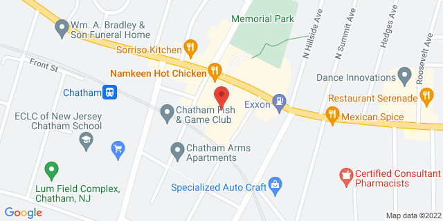 19 S Passaic Ave, Chatham, New Jersey, NJ, 07928-9998 Map