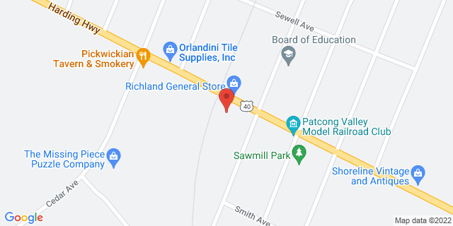 1276 Harding Hwy, Richland, New Jersey, NJ, 08350-9998 Map