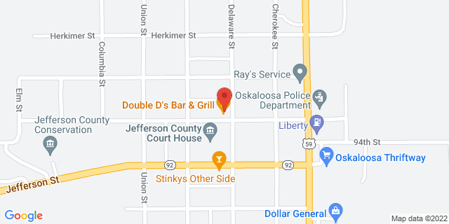 302 Washington St, Oskaloosa, Kansas, KS, 66066-9998 Map