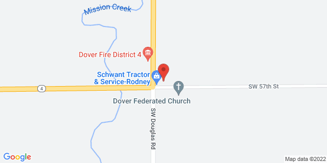 13538 Sw 57Th St, Dover, Kansas, KS, 66420-9998 Map