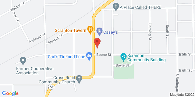 324 S Brownie Blvd, Scranton, Kansas, KS, 66537-9998 Map