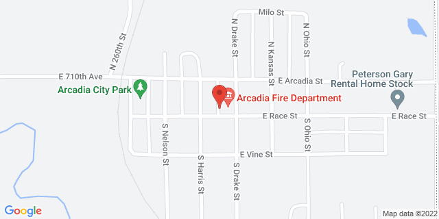 209 E Race St, Arcadia, Kansas, KS, 66711-9998 Map