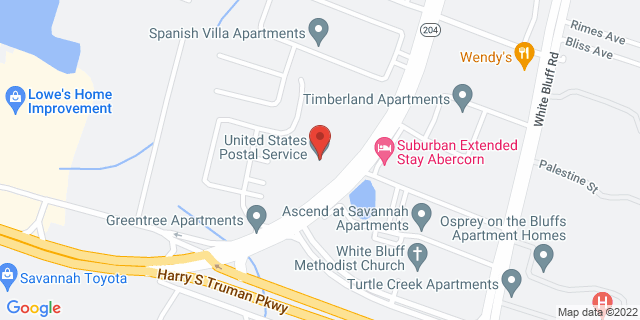 10701 Abercorn St, Savannah, Georgia, GA, 31419-9998 Map