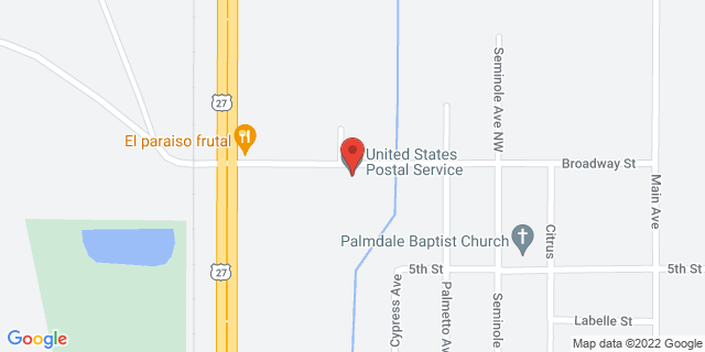 1134 Broadway St Nw, Palmdale, Florida, FL, 33944-9800 Map