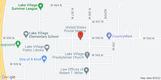 3041 W 950 N Ofc, Lake Village, Indiana, IN, 46349-9998 Map