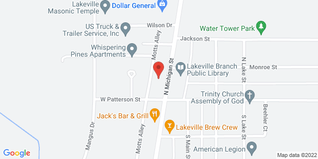 115 N Michigan St, Lakeville, Indiana, IN, 46536-9998 Map