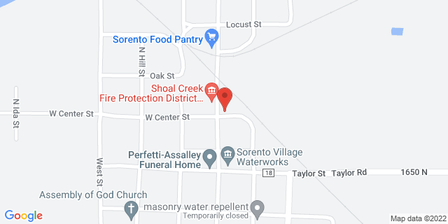 100 N Main St, Sorento, Illinois, IL, 62086-9998 Map