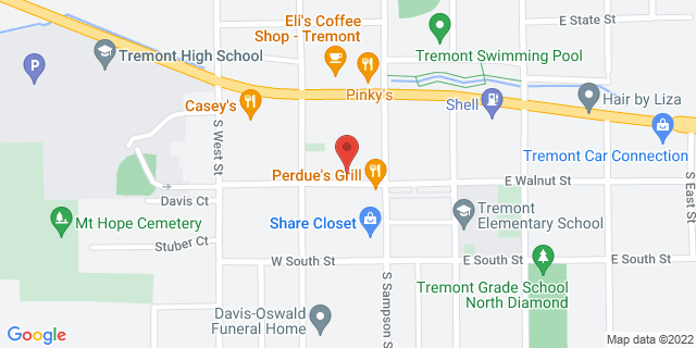 109 W Walnut St, Tremont, Illinois, IL, 61568-9998 Map