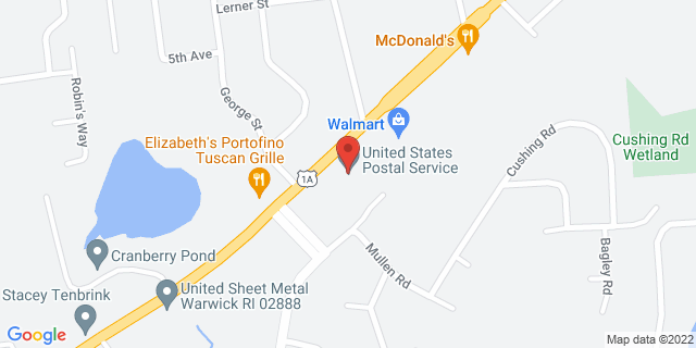 850 Post Rd, Warwick, Rhode Island, RI, 02888-9997 Map