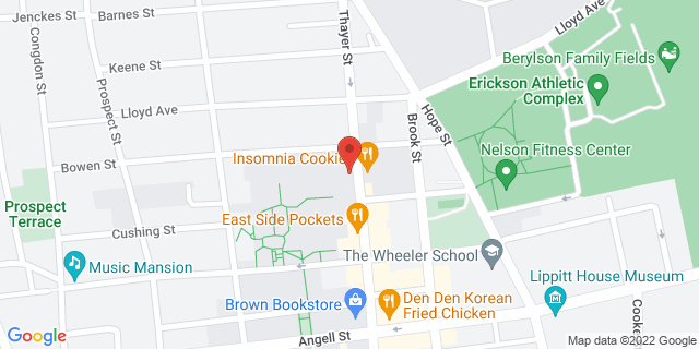 306 Thayer St, Providence, Rhode Island, RI, 02906-1590 Map