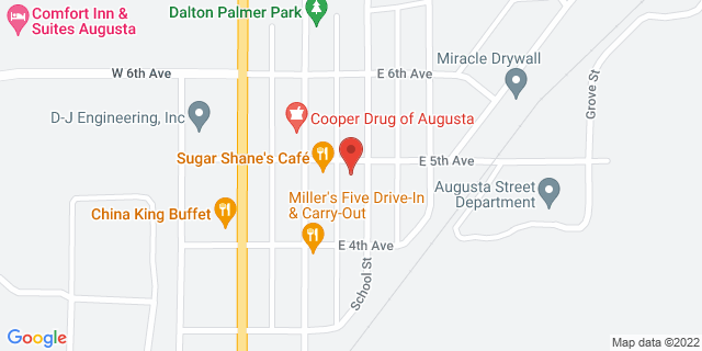 119 E 5Th Ave, Augusta, Kansas, KS, 67010-9998 Map