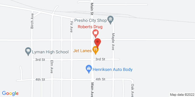 210 N Main Ave, Presho, South Dakota, SD, 57568-9998 Map