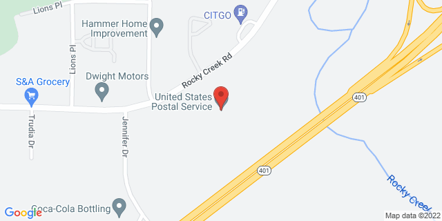 1740 Rocky Creek Rd, Macon, Georgia, GA, 31206-9998 Map