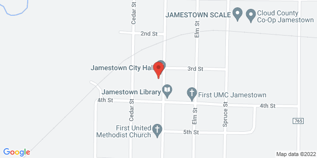 304 Walnut St, Jamestown, Kansas, KS, 66948-9998 Map