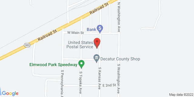 123 S Kansas Ave, Jennings, Kansas, KS, 67643-9998 Map