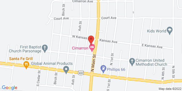 207 N Main St, Cimarron, Kansas, KS, 67835-9998 Map