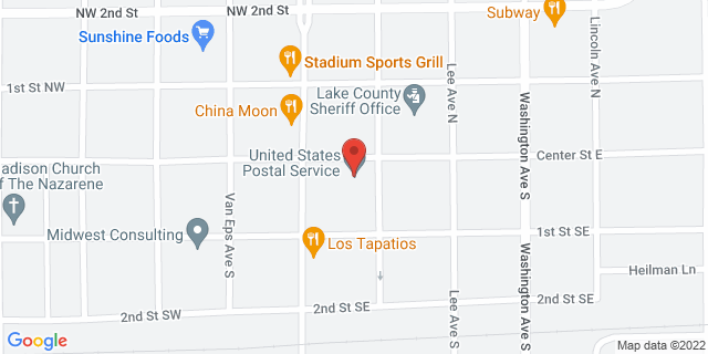 119 E Center St, Madison, South Dakota, SD, 57042-9998 Map