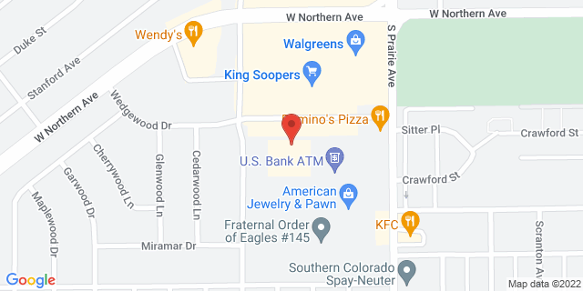 3000 Wedgewood Dr, Pueblo, Colorado, CO, 81005-2311 Map