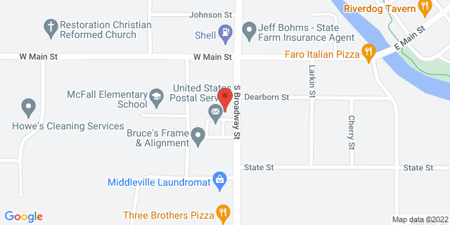 220 S Broadway St, Middleville, Michigan, MI, 49333-9145 Map