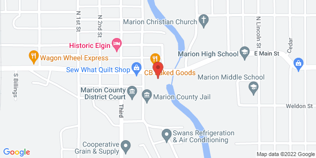 423 E Main St, Marion, Kansas, KS, 66861-9998 Map