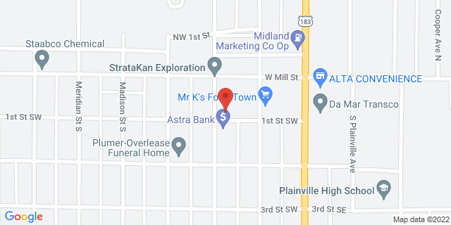 111 S Main St, Plainville, Kansas, KS, 67663-9998 Map