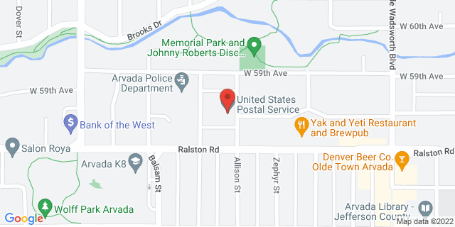 5885 Allison St, Arvada, Colorado, CO, 80004-9998 Map