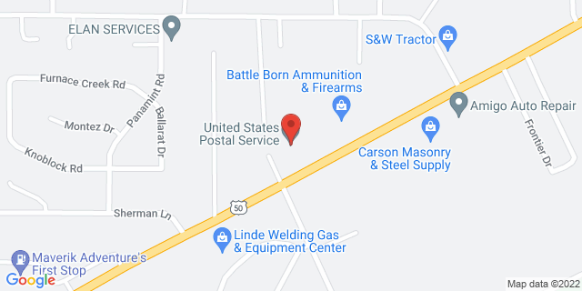 2613 Empire Ranch Rd, Carson City, Nevada, NV, 89706-9998 Map