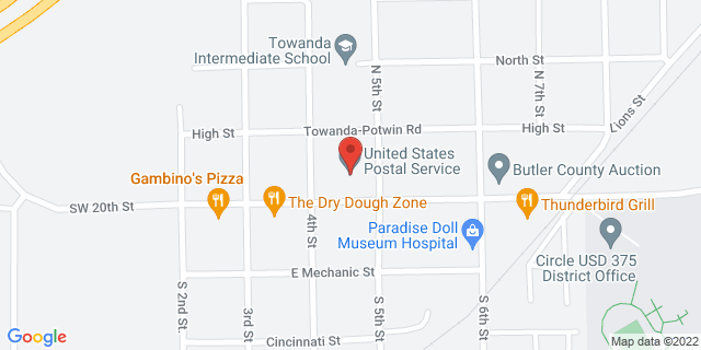 550 Main St, Towanda, Kansas, KS, 67144-9998 Map