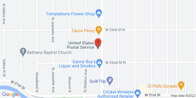 2325 N Arkansas Ave, Wichita, Kansas, KS, 67204-9998 Map