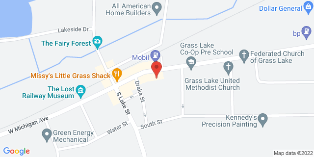 221 E Michigan Ave, Grass Lake, Michigan, MI, 49240-9998 Map