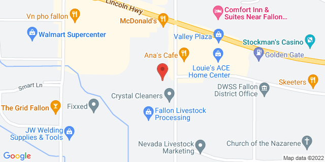 120 S Allen Rd, Fallon, Nevada, NV, 89406-3275 Map