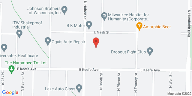 3600 N Holton St, Milwaukee, Wisconsin, WI, 53212-1663 Map