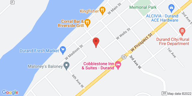 315 4Th Ave W, Durand, Wisconsin, WI, 54736-1154 Map