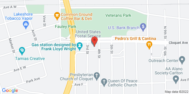 316 Cloquet Ave, Cloquet, Minnesota, MN, 55720-1743 Map