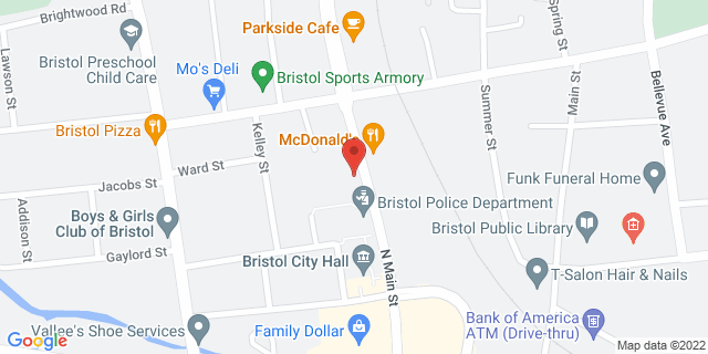 151 N Main St, Bristol, Connecticut, CT, 06010-9998 Map