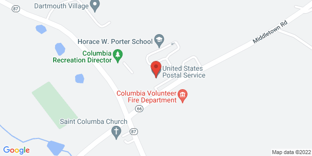 172 Route 66, Columbia, Connecticut, CT, 06237-9998 Map