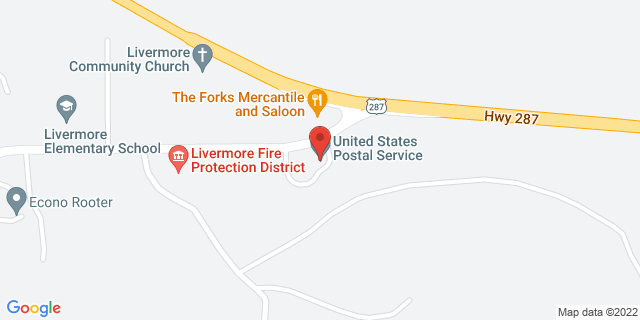 55 W County Road 74E, Livermore, Colorado, CO, 80536-9997 Map