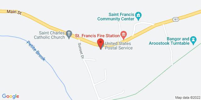 890 Main St, Saint Francis, Maine, ME, 04774-9998 Map