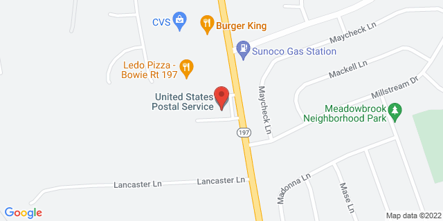 6710 Laurel Bowie Rd, Bowie, Maryland, MD, 20715-9997 Map